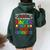 Super Proud Mom Of Awesome Kindergarten 2024 Graduate Women Oversized Hoodie Back Print Forest