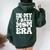In My T Ball Mom Era Groovy Ball Mom Mother's Day Women Oversized Hoodie Back Print Forest
