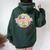 Teacher Groovy Retro Vintage Teaching Men Women Oversized Hoodie Back Print Forest