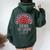 Teaching On Twosday 2-22-22 Twos Day 2022 Teacher Men Women Oversized Hoodie Back Print Forest