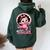 Team Girl Baby Gender Reveal Party Announcement Women Oversized Hoodie Back Print Forest