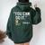 You Can Do It Tequila Mexican Vacation Drinking Pub Women Oversized Hoodie Back Print Forest