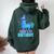 Today's My Birthday Cute Llama Party Decorations Birthday Women Oversized Hoodie Back Print Forest