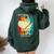 Total Solar Eclipse Usa Map Retro April 8 2024 Kid Women Oversized Hoodie Back Print Forest