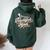 Trumpet Player Mom Mother Retro Vintage Trumpet Mom Women Oversized Hoodie Back Print Forest