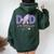 Two The Moon Dad Of The Birthday Girl Astronaut Family Party Women Oversized Hoodie Back Print Forest