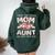Two Titles Mom Aunt Rock For Christmas Birthday Women Oversized Hoodie Back Print Forest