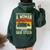 Never Underestimate A Woman With A Skid Sr Construction Women Oversized Hoodie Back Print Forest