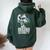 Unicorn Security Rainbow Muscle Manly Christmas Women Oversized Hoodie Back Print Forest