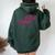 Vintage 1984 Girl Pink 40Th Glamorous Birthday Women Oversized Hoodie Back Print Forest