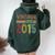 Vintage 2015 9 Years Old Boys And Girls 9Th Birthday Women Oversized Hoodie Back Print Forest