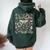 Vintage Butterfly And Moth Cute Graphic For Teacher Womens Women Oversized Hoodie Back Print Forest