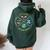Vintage Earth Day Save Bees Plant More Trees Environment Women Oversized Hoodie Back Print Forest