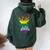 Vintage Rainbow Oh Deer I'm Queer Pride Lesbian Gay Lgbtq Women Oversized Hoodie Back Print Forest