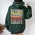 Vintage Never Underestimate An Old Woman Who Loves Snakes Women Oversized Hoodie Back Print Forest