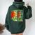 Volleyball- If You Want A Soft Serve N Girl Women Oversized Hoodie Back Print Forest