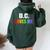 Washington DC Gay Pride Lgbt Rainbow Love Dc Lesbian Women Oversized Hoodie Back Print Forest