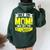 Wax On Mom Wax Off The Competition Candle Maker Mom Women Oversized Hoodie Back Print Forest