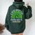 I Wear Green For Mental Health Awareness Month Rainbow Women Oversized Hoodie Back Print Forest