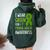 I Wear Green For Mental Health Awareness Month Mental Health Women Oversized Hoodie Back Print Forest