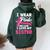 I Wear Pink Because I Love My Sister Breast Cancer Awareness Women Oversized Hoodie Back Print Forest
