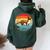 Weasel Retro Weasel Lover Weasel Boy Weasel Girl Women Oversized Hoodie Back Print Forest