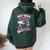 Why Walk When You Can Skate For A Figure Skater Women Oversized Hoodie Back Print Forest