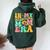 In My Wrestling Mom Era Mom Sport Mother's Day Women Oversized Hoodie Back Print Forest