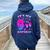 Birthday Girl 9 Year Old Butterfly Number 9 Women Oversized Hoodie Back Print Navy Blue