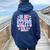 In My Double Digits Era 10 Year Old Girl 10Th Birthday Women Oversized Hoodie Back Print Navy Blue