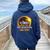 Illinois Solar Eclipse 2024 Usa Totality Women Oversized Hoodie Back Print Navy Blue