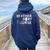 Mother Baby Rn Ob Nurse Women Oversized Hoodie Back Print Navy Blue