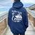 Mother Son Cruise 2024 Family Mom Son Matching Vacation Trip Women Oversized Hoodie Back Print Navy Blue