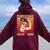 31 Years Old For Retro Vintage 1993 Awesome Since 1993 Women Oversized Hoodie Back Print Maroon