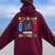 5Th Grade Level Complete Graduation Class Of 2024 Boys Gamer Women Oversized Hoodie Back Print Maroon