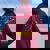 5Th Grade Nailed It Dabbing Girl 5Th Grade Graduation Women Oversized Hoodie Back Print Maroon