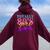 80'S Girl Birthday Party Costume Retro Vintage Women Women Oversized Hoodie Back Print Maroon