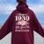 85 Year Old Made In 1939 Floral 85Th Birthday Women Women Oversized Hoodie Back Print Maroon