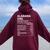 Alabama Girl Nutrition Facts Al Pride Women Oversized Hoodie Back Print Maroon