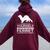 Always Be Yourself Ferret For Weasel Pet Women Oversized Hoodie Back Print Maroon