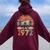 Awesome Since May 1972 Vintage 52Nd Birthday Women Women Oversized Hoodie Back Print Maroon