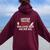Awesome Travel Nurse Who Loves Beer And Her Dog Women Oversized Hoodie Back Print Maroon