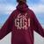 Best Gigi Ever Leopard Print Women Oversized Hoodie Back Print Maroon