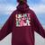 In My Birthday Era Groovy Retro Kid Happy Birthday Women Oversized Hoodie Back Print Maroon