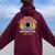 Birthday Girl Vintage Totality Spring Solar Eclipse Women Oversized Hoodie Back Print Maroon