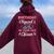 Birthday Squad Of The Fabulous 50 Year Old Queen 50Th B-Day Women Oversized Hoodie Back Print Maroon