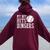 My Boy Hits Dingers Baseball Mom Dad I Hit Dingers Women Oversized Hoodie Back Print Maroon