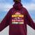 Brother Of The Birthday Princess Girl Matching Family Women Oversized Hoodie Back Print Maroon