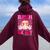 Bruh We Out Teacher Floral Hippie Smile Face Happy Last Day Women Oversized Hoodie Back Print Maroon