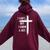 I Can't But I Know A Guy Christian Faith Believer Religious Women Oversized Hoodie Back Print Maroon